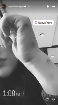 Stephanie has been left with a reminder