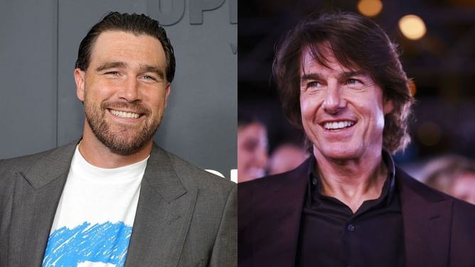 Travis Kelce makes thoughts known about Tom Cruise's work ethic after meetup at Taylor Swift's tour