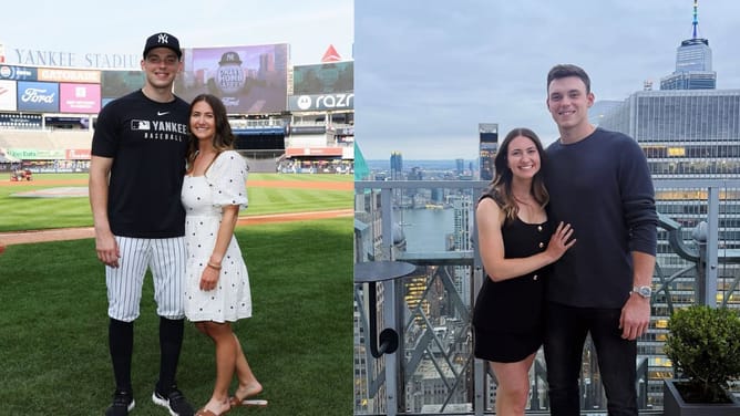 Ben Rice’s girlfriend Sara Falkson drops 1-word comment as Anthony Volpe’s partner Elle stuns in lakeside winter snap