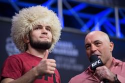 "Not on that level" - Khabib Nurmagomedov disagrees with Joe Rogan's take of Jon Jones vs. Alex Pereira being the biggest fight