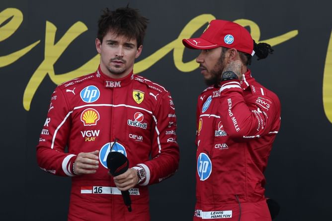 Lewis Hamilton's Ferrari stint getting "horrible to watch" in Charles Leclerc's comparison, claims former F1 star