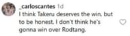 Rodtang for the win again?
