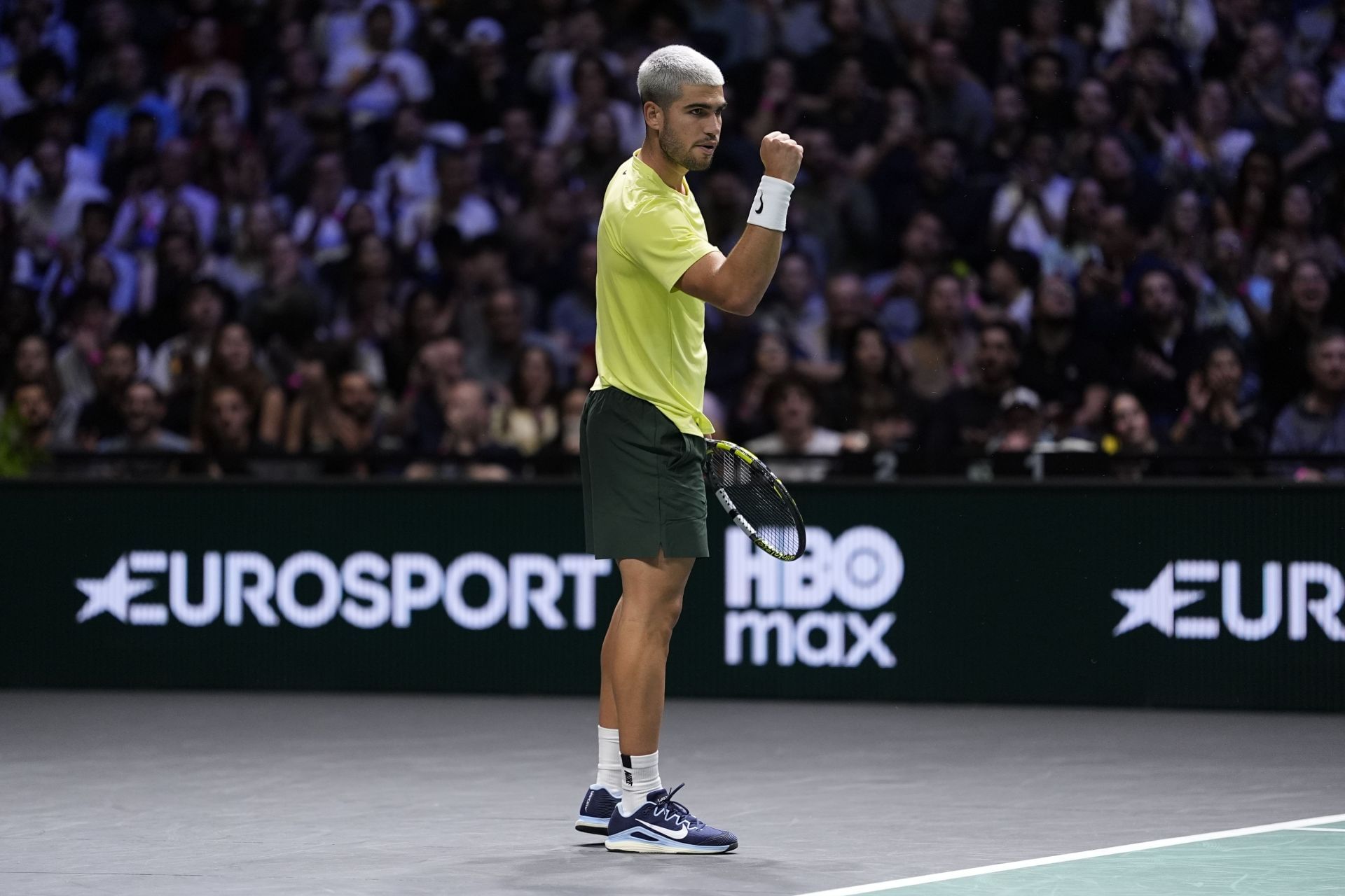 Carlos Alcaraz at the Paris Masters 2025. (Photo: Getty)