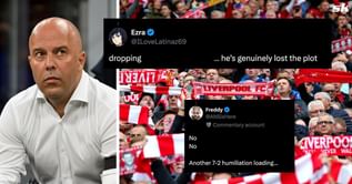 “Another 7-2 humiliation”, “He’s genuinely lost the plot” - Liverpool fans furious after Slot refuses to name 2 players in line-up vs Aston Villa