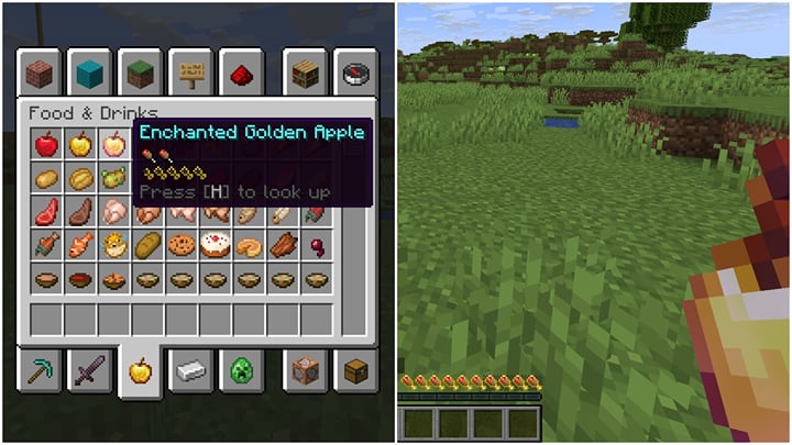 Red Apple Skin Mod Minecraft AppleSkin mod: Features and installation guide
