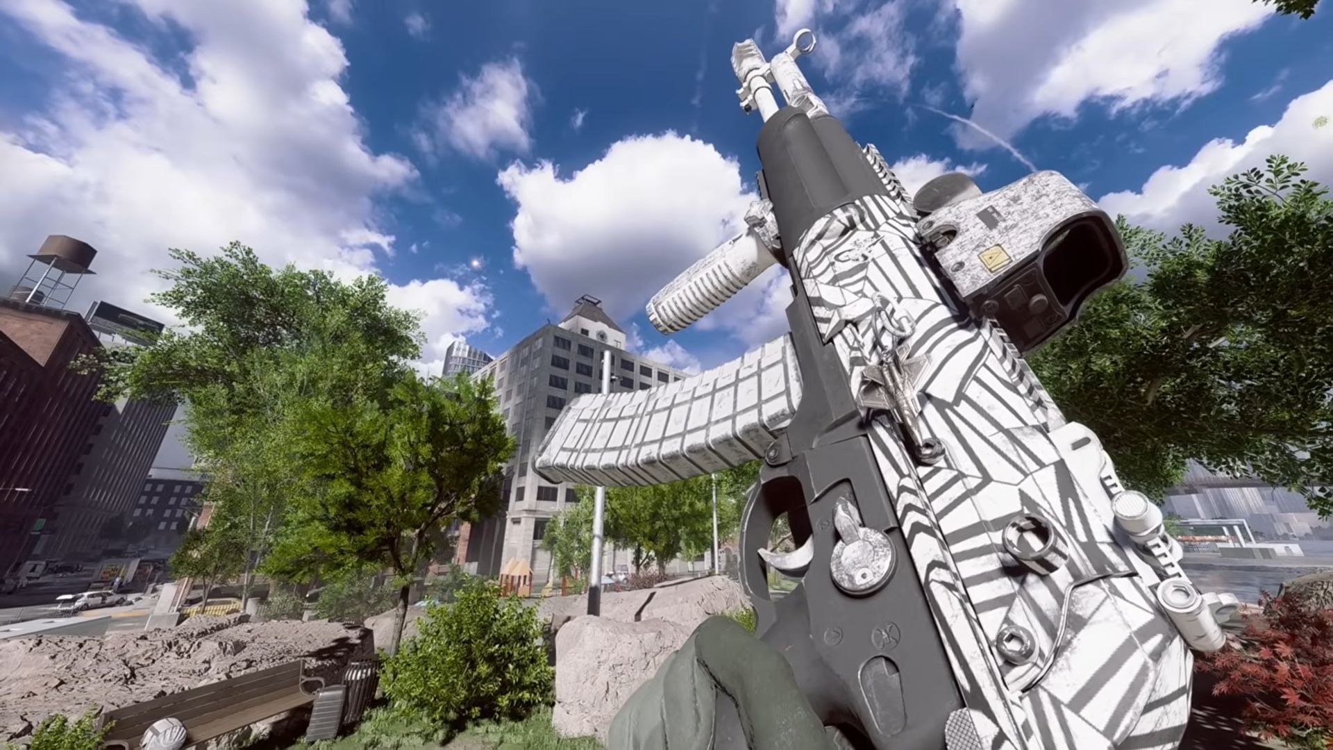 KORD 6P67 inspect animation in Battlefield RedSec (Image via Sportskeeda Gaming || EA)