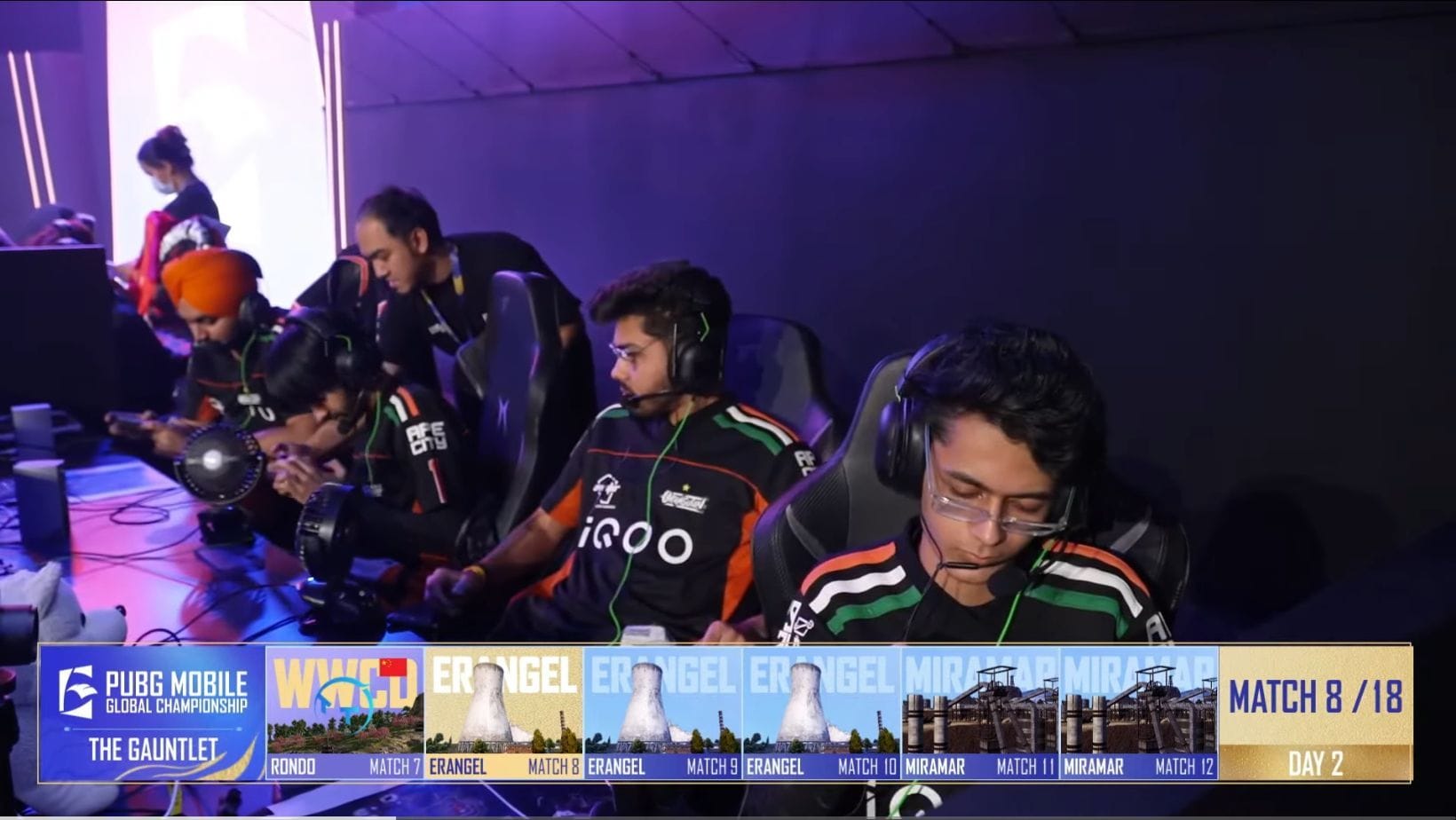 Orangutan ranks 10th after Day 2 of PMGC 2025 Gauntlet (Image via YouTube/PUBG Mobile Esports)