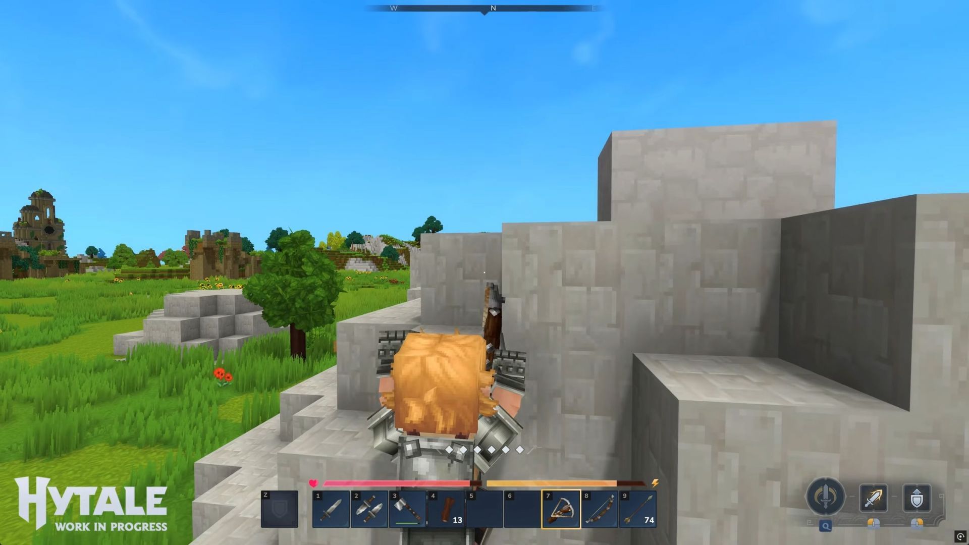 Vo videu sa nachádza niekoľko nových mechaník pohybu (obrázok cez YouTube/Hytale)