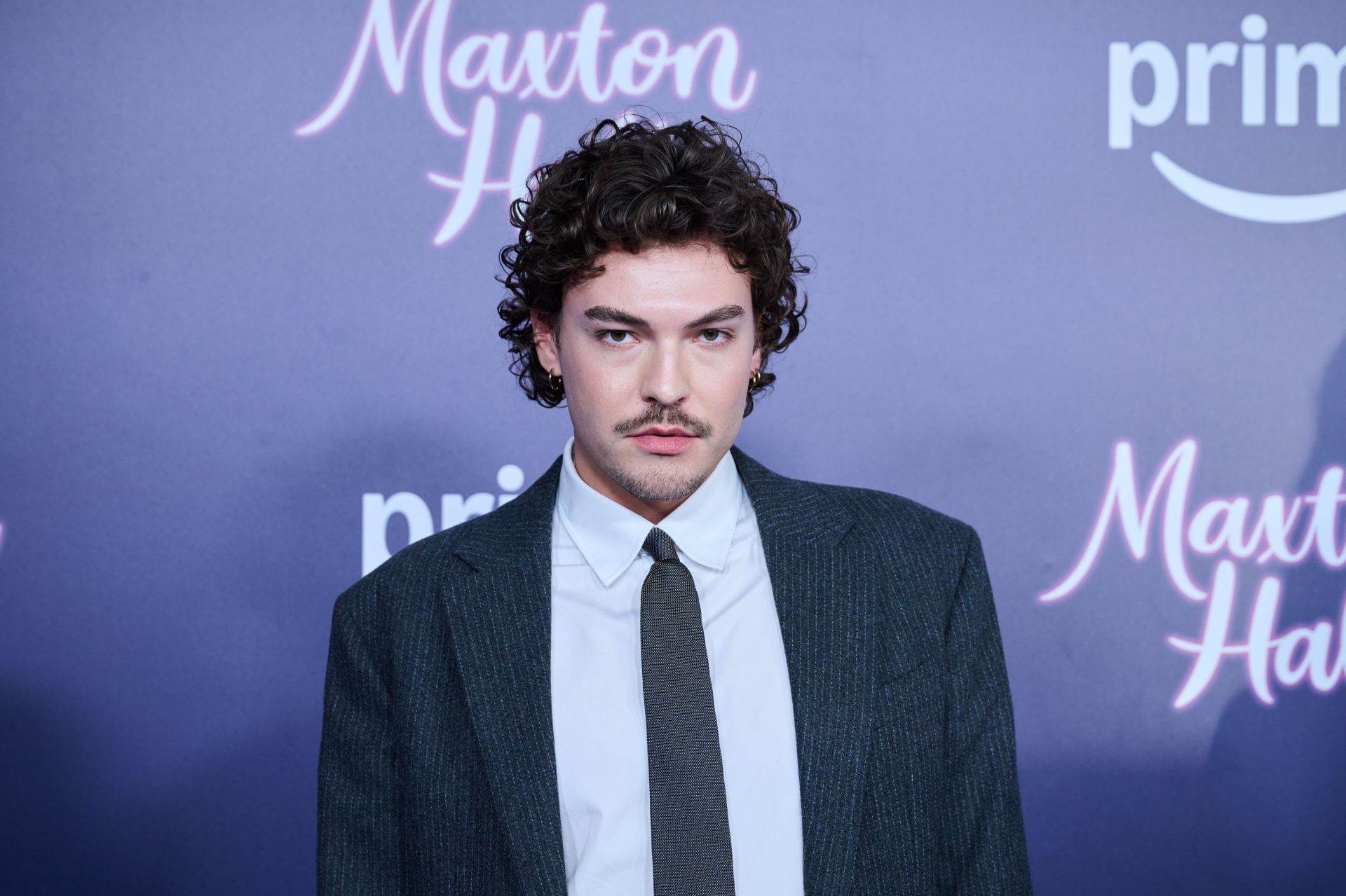 Justus Riesner at the premiere of the second season of the Amazon series "Maxton Hall" - Source: Getty
