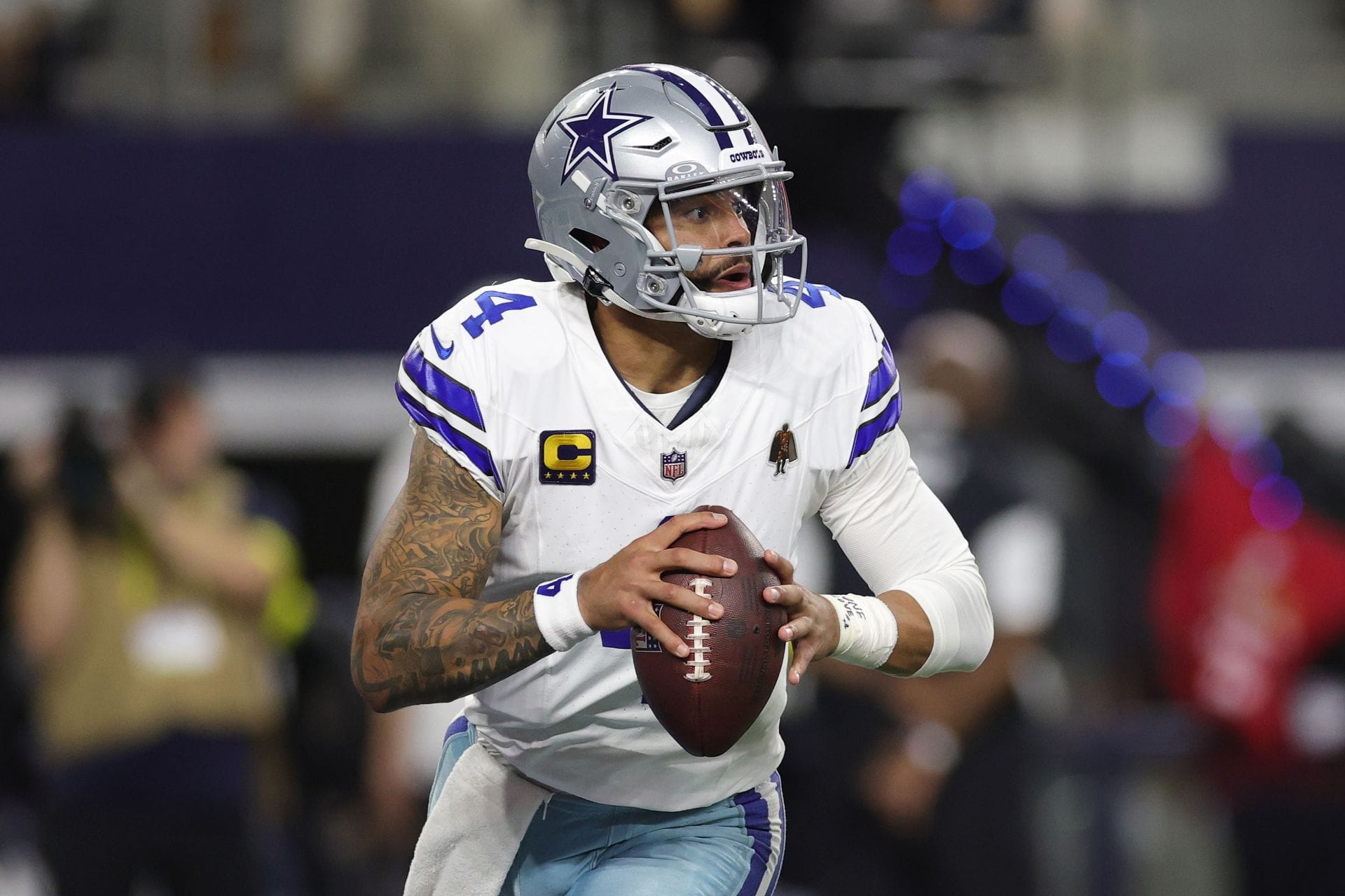Dak Prescott at Philadelphia v Dallas - NFL 2025 - Source: Getty