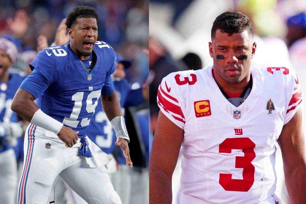 Russell Wilson drops cryptic message as Jameis Winston gets QB1 nod for Giants vs. Packers game (Image Credits - IMAGN/GETTY)