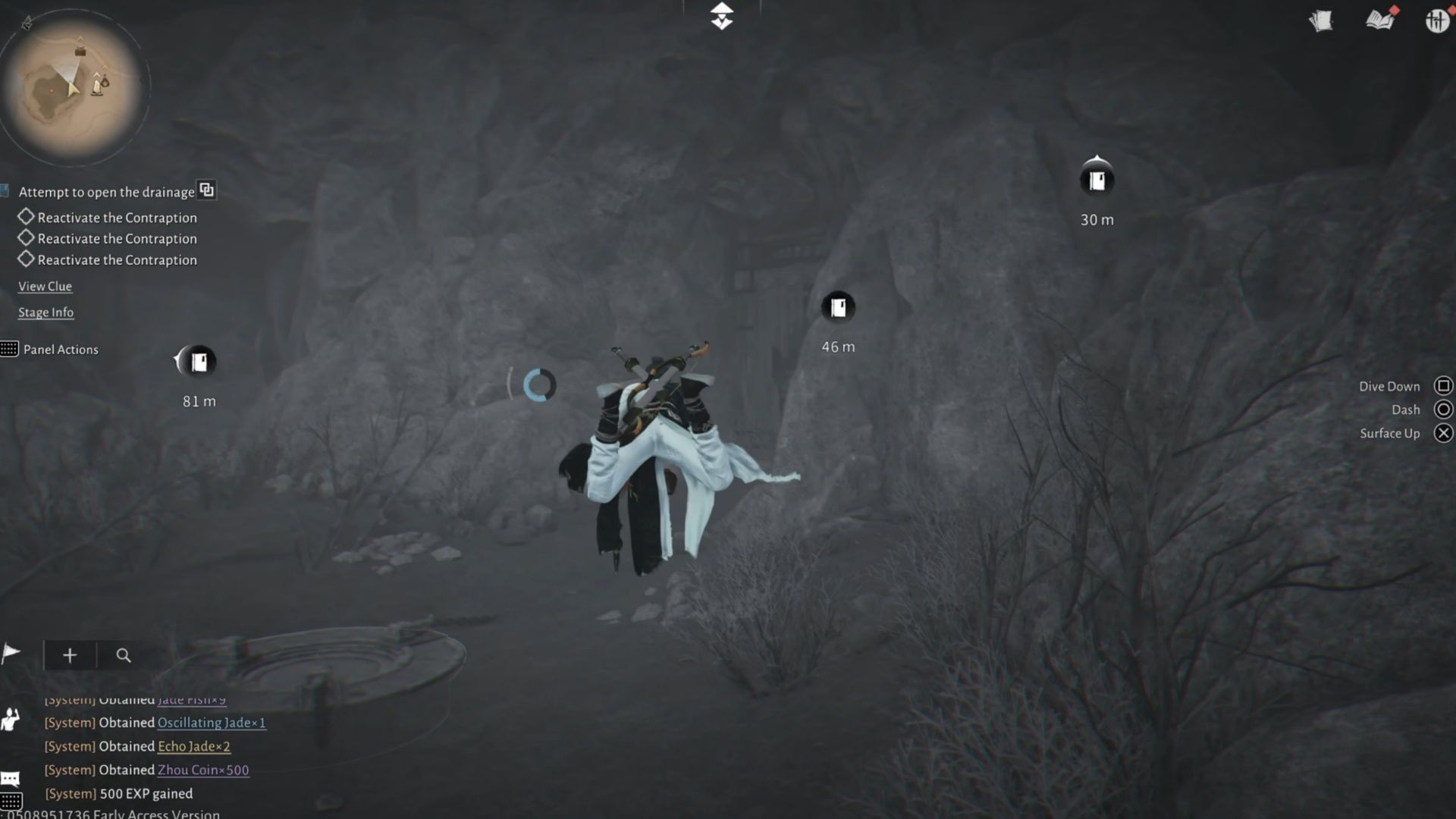 Just swim and pull the levers! (Image via NetEase)