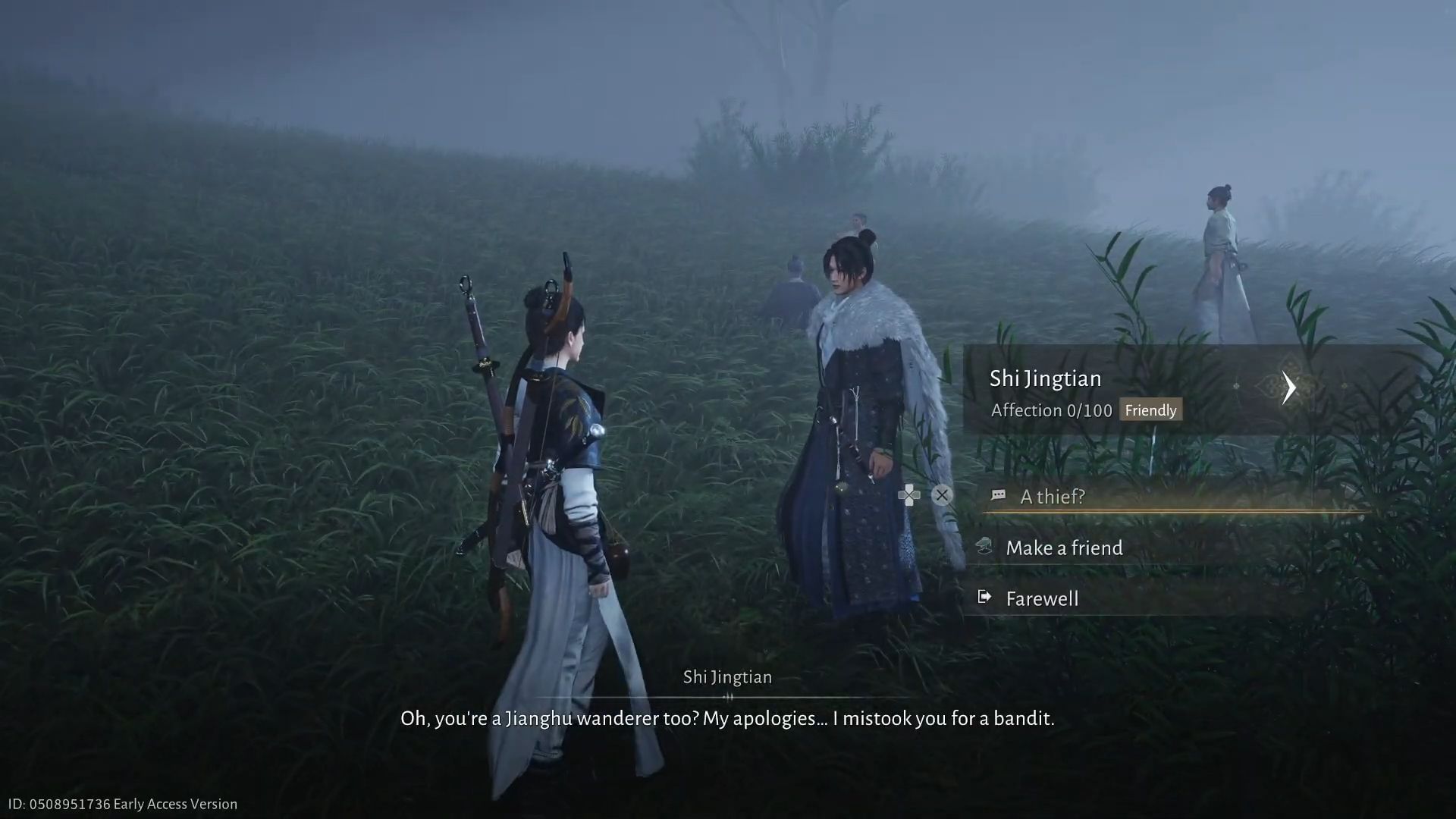 romance in Where Winds Meet