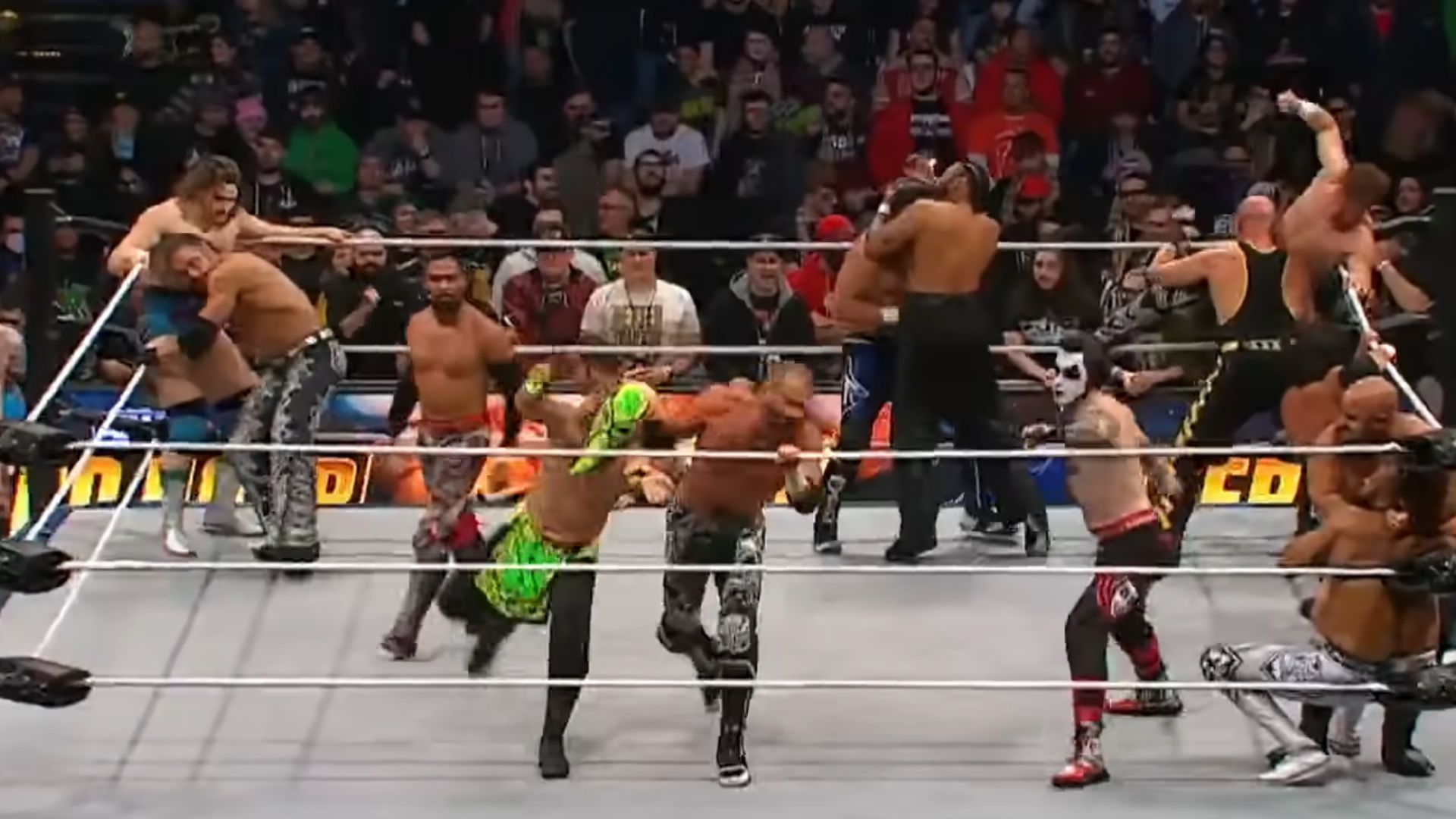 Danhausen in action at Worlds End: Zero Hour 2023 [Image Credits: AEW&#039;s YouTube channel]