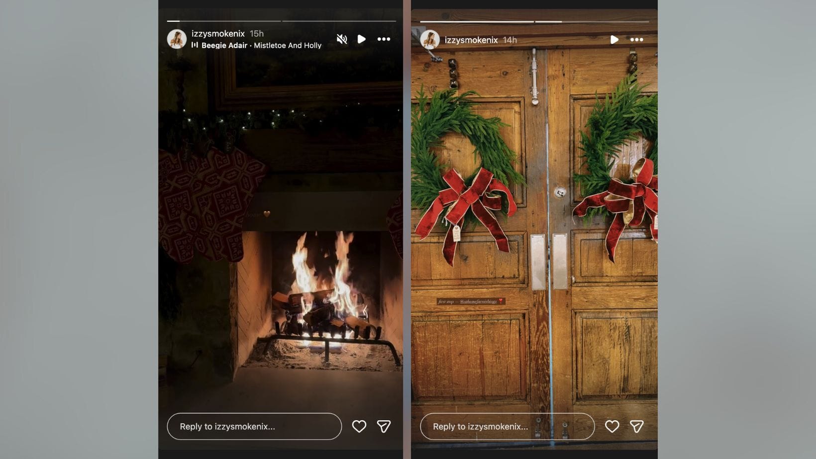 Bo Nix&#039;s wife Izzy shares glimpse into cozy Christmas decor in new $4,000,000 Castle Pines mansion (Image Source: Izzysmokenix/IG)