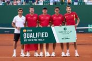 Spanish team at the 2025 Davis Cup Qualifiers Second Round: Day 2 - Source: Getty