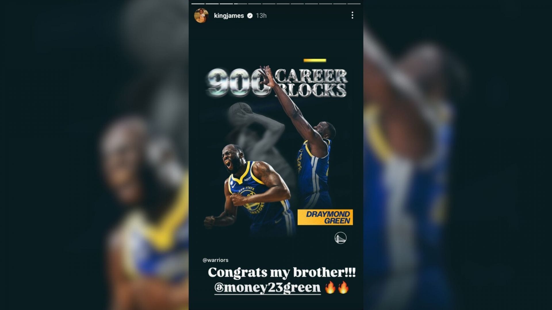 LeBron James Pays Heartfelt Tribute to "Brother" Draymond Green After Remarkable Defensive Milestone