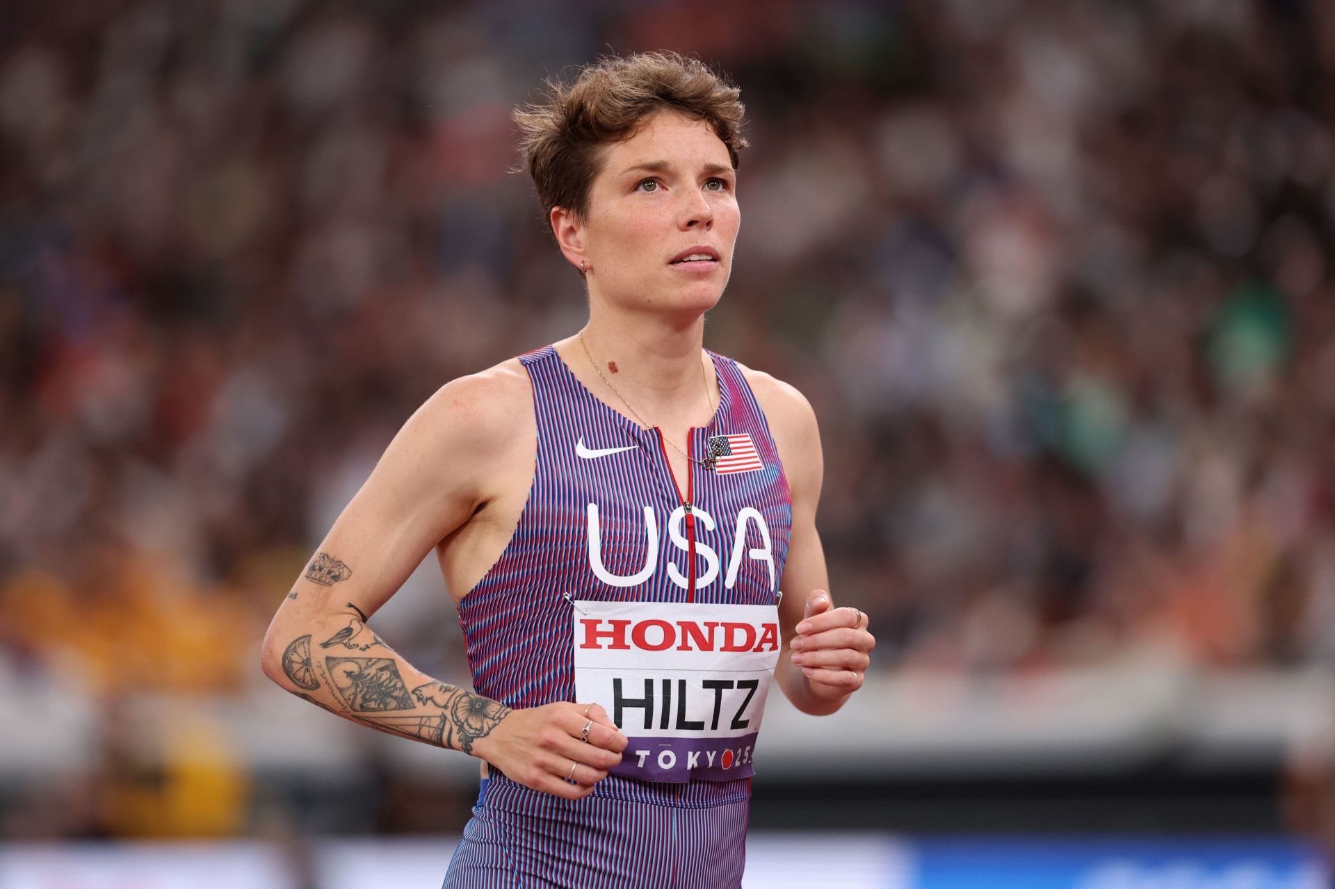 Nikki Hiltz at the World Athletics Championships Tokyo 2025  [Image Source : Getty] 