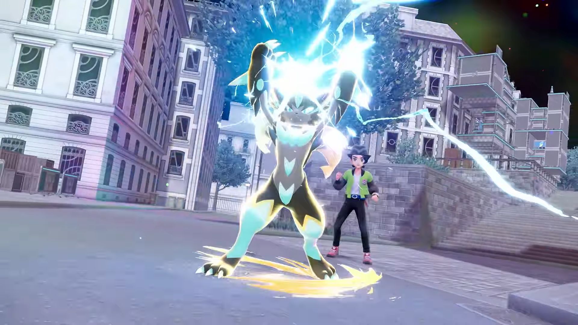 Mega Zeraora using Plasma Fists (Image via The Pokemon Company)