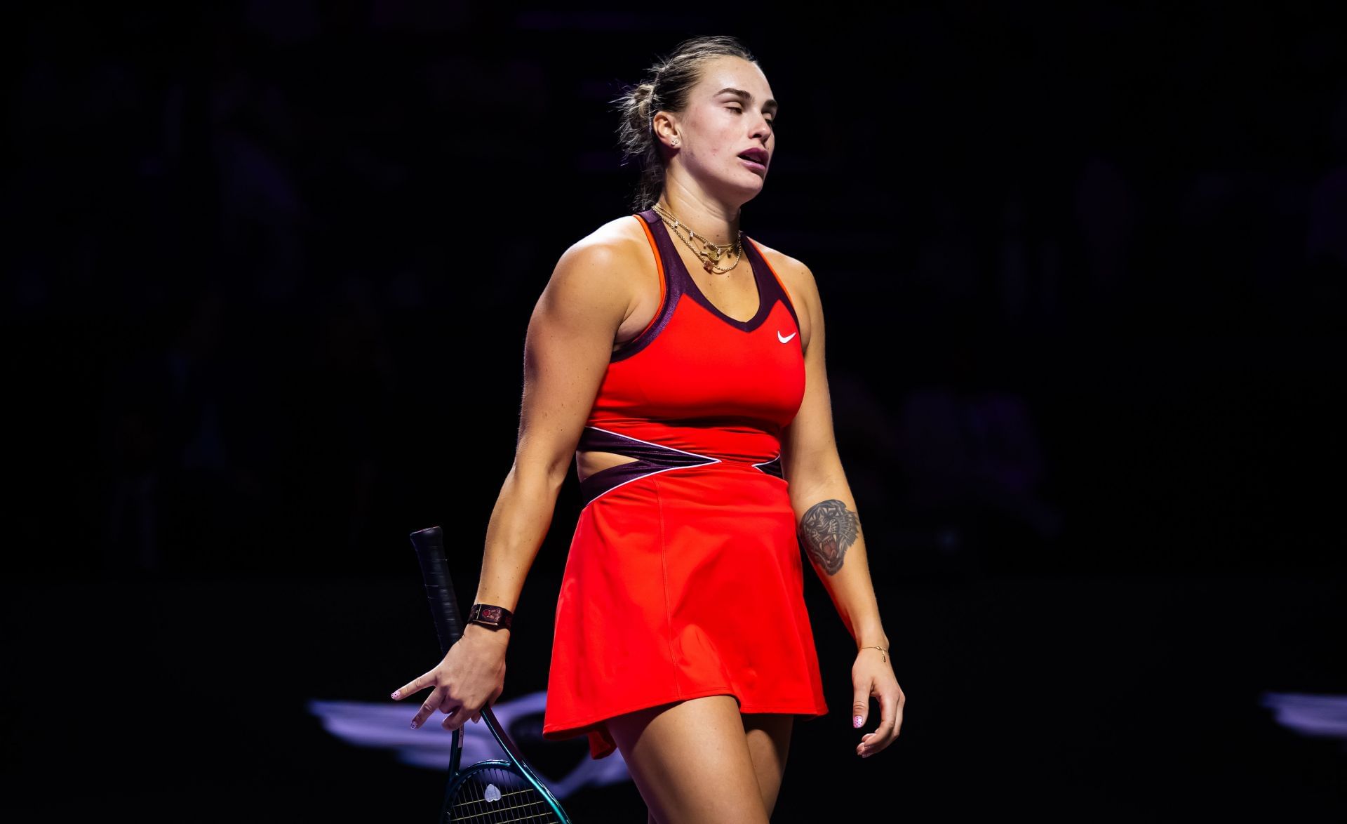 Aryna Sabalenka pictured at the 2025 WTA Finals | Image Source: Getty