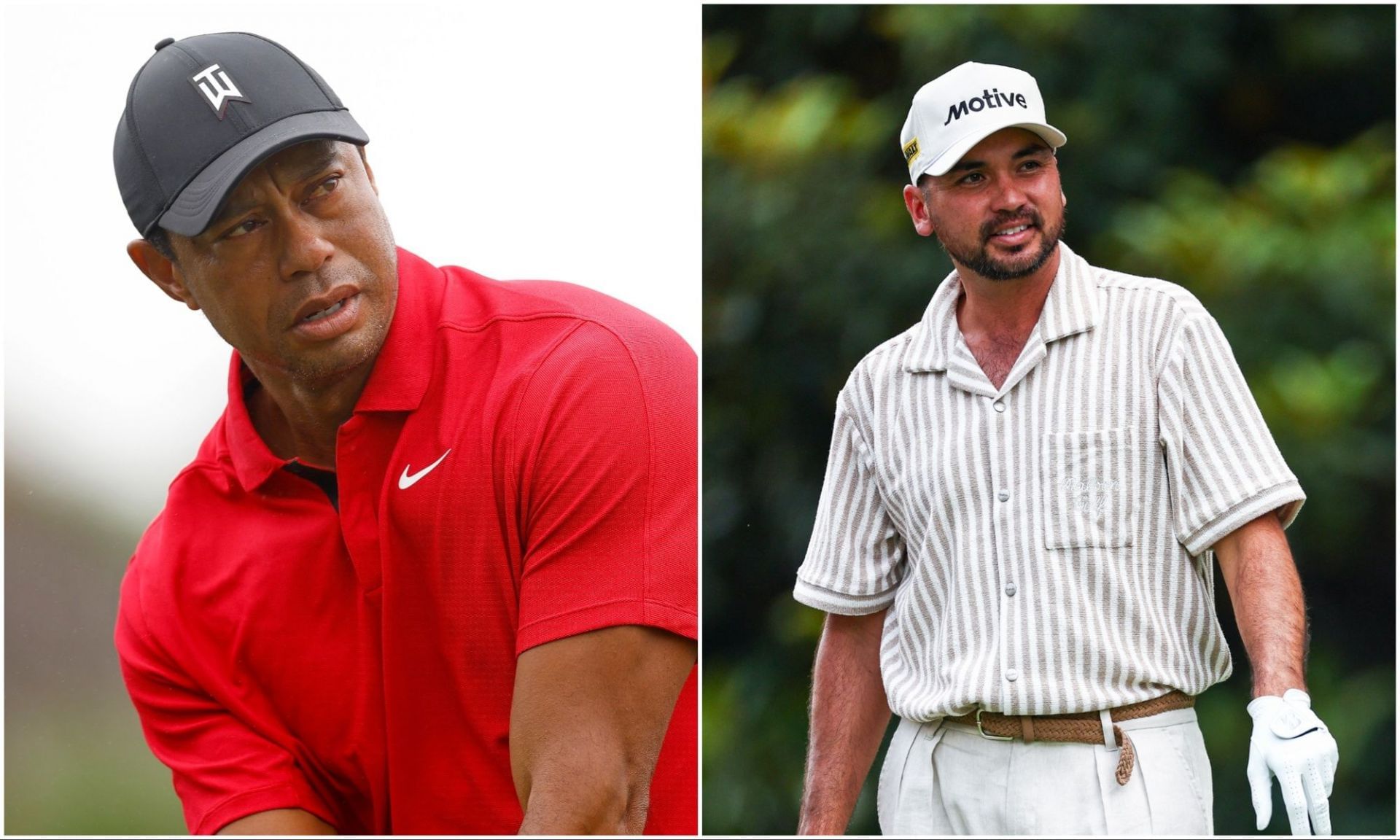 Jason Day and Tiger Woods