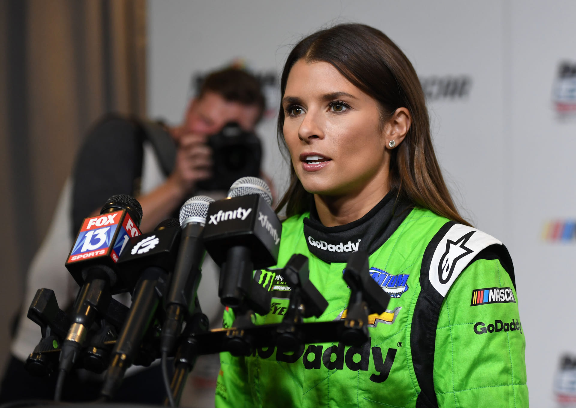 Danica Patrick during the 2018 Daytona 500. Source: Imagn