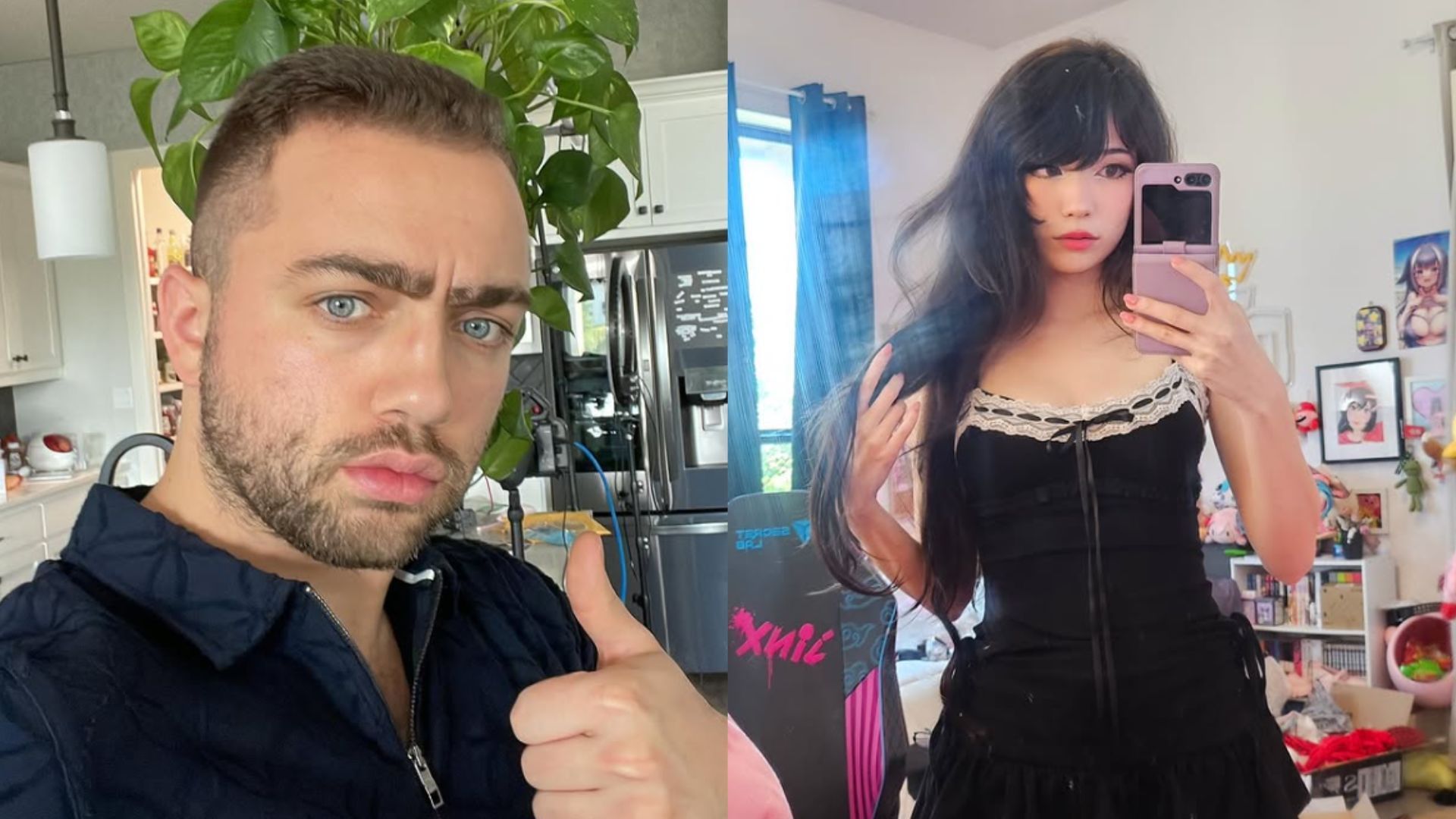 Mizkif is suing Emiru (Images via @realmizkif/Instagram, courtlistener)
