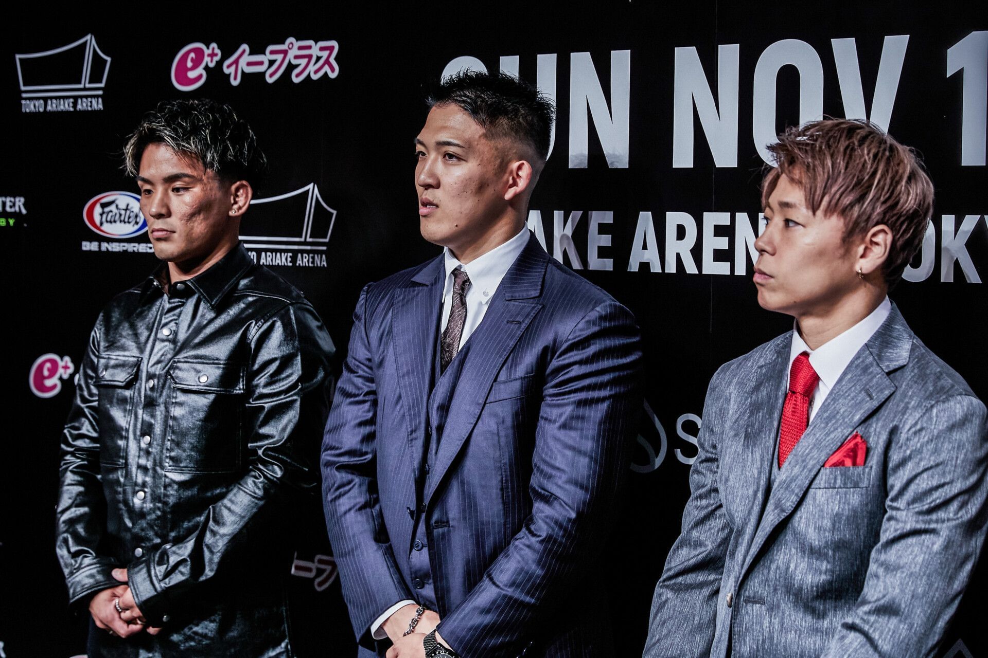 From left to right: Yuki Yoza, Masaaki Noiri, Takeru Segawa | Image from ONE Championship