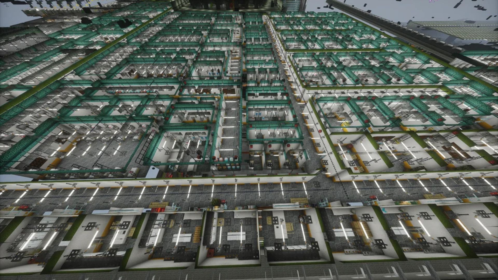 A Minecraft player made a massive underground bunker in the game