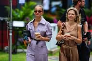 Margarida Corceiro, girlfriend of Lando Norris of Great Britain and McLaren, walks in the paddock during the F1 Grand Prix of Singapore at Marina Bay Street Circuit on October 5, 2025 in Singapore, Singapore. - Source: Getty