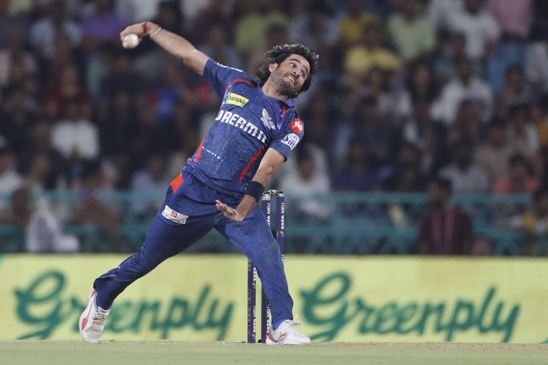 Ravi Bishnoi picked up nine wickets at an economy rate of 10.83 in 11 innings in IPL 2025. [P/C: Getty]