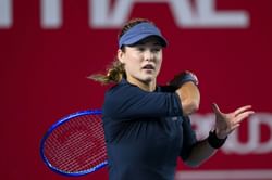 PICTURES: Anna Kalinskaya dons black bikini as she takes up surfing during scenic Hawaii retreat