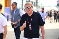 Former F1 champion Mika Hakkinen at the 2025 Grand Prix of Great Britain race weekend - Source: Getty