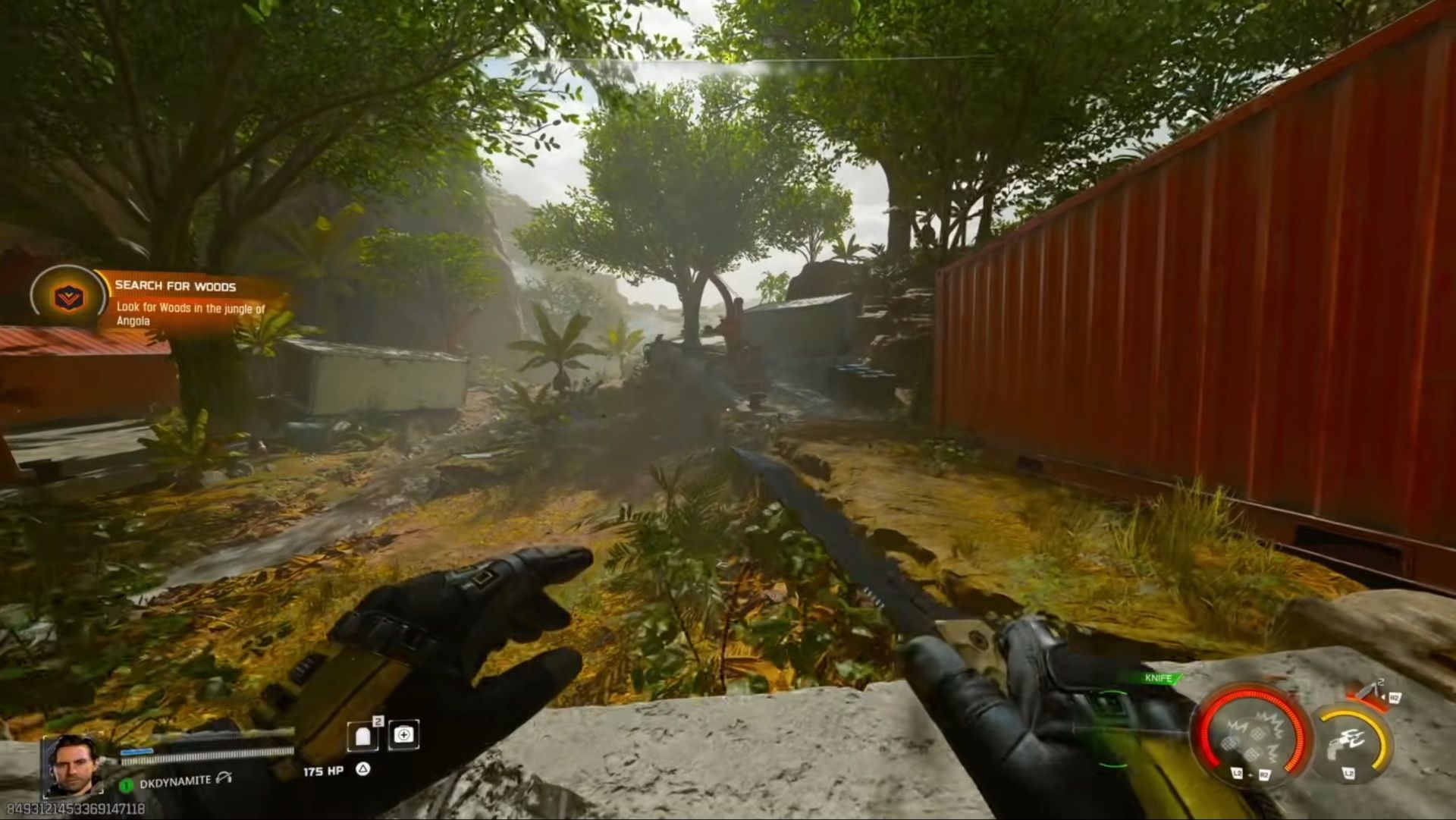 Gameplay begins where your primary objective is to search for Woods in Black Ops 7 Distortion mission (Image via Activision || YouTube/@dkdynamite1)