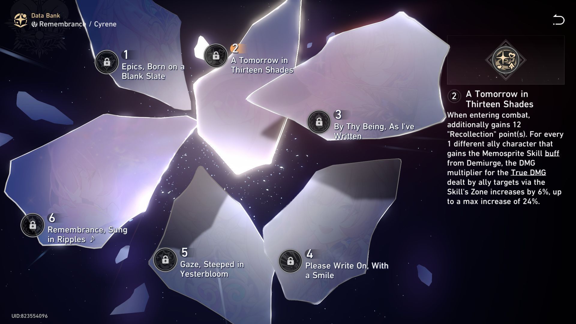 Cyrene E2, A Tomorrow in Thirteen Shades (Image via Sportskeeda Gaming || HoYoverse)