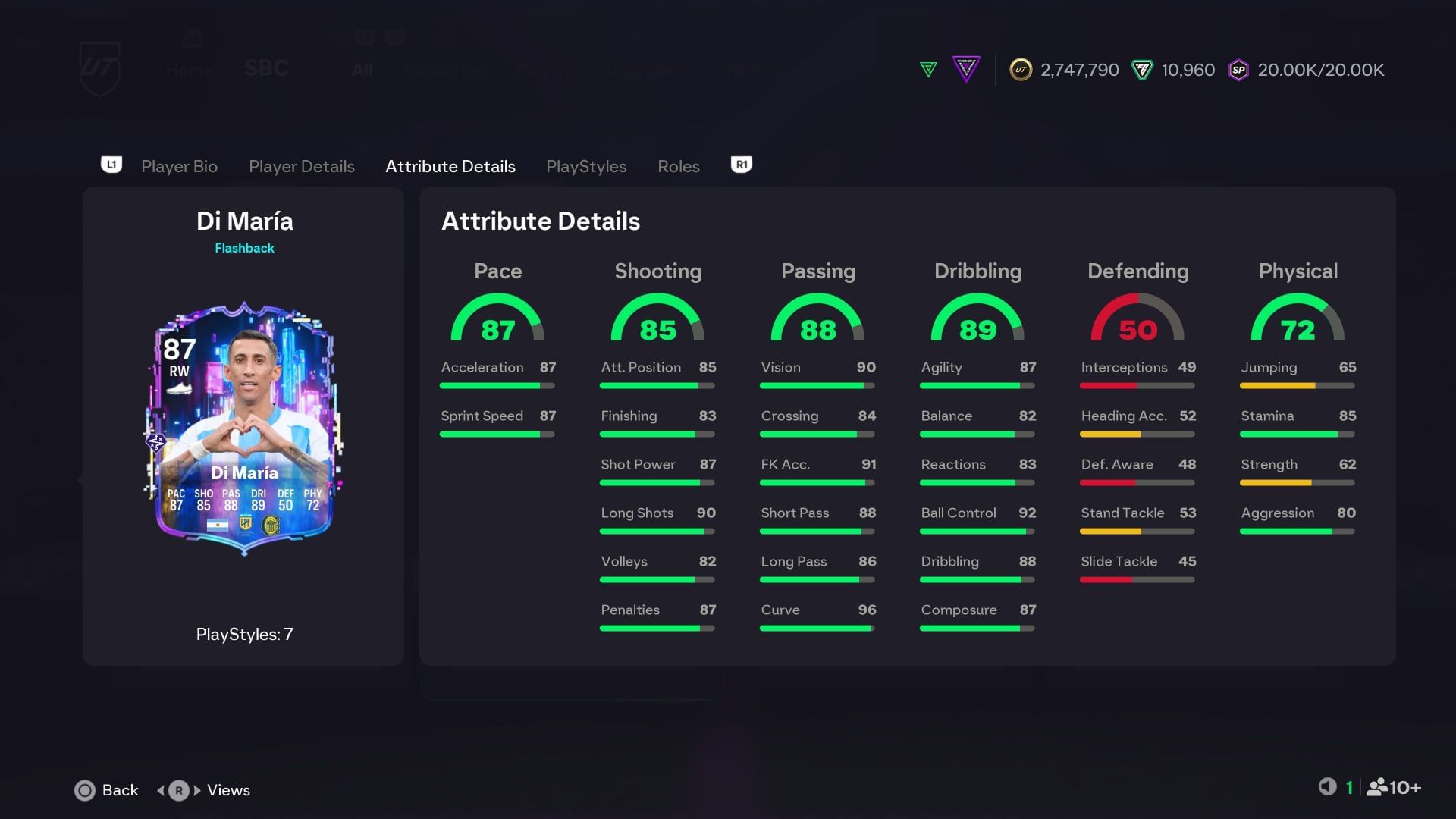 Štatistiky (obrázok cez EA Sports)