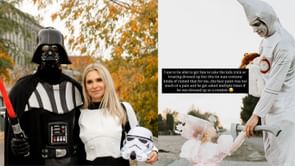 Carey Price was asked if he was "dressed up as a condom" while donning Tin Man Halloween getup, reveals wife Angela