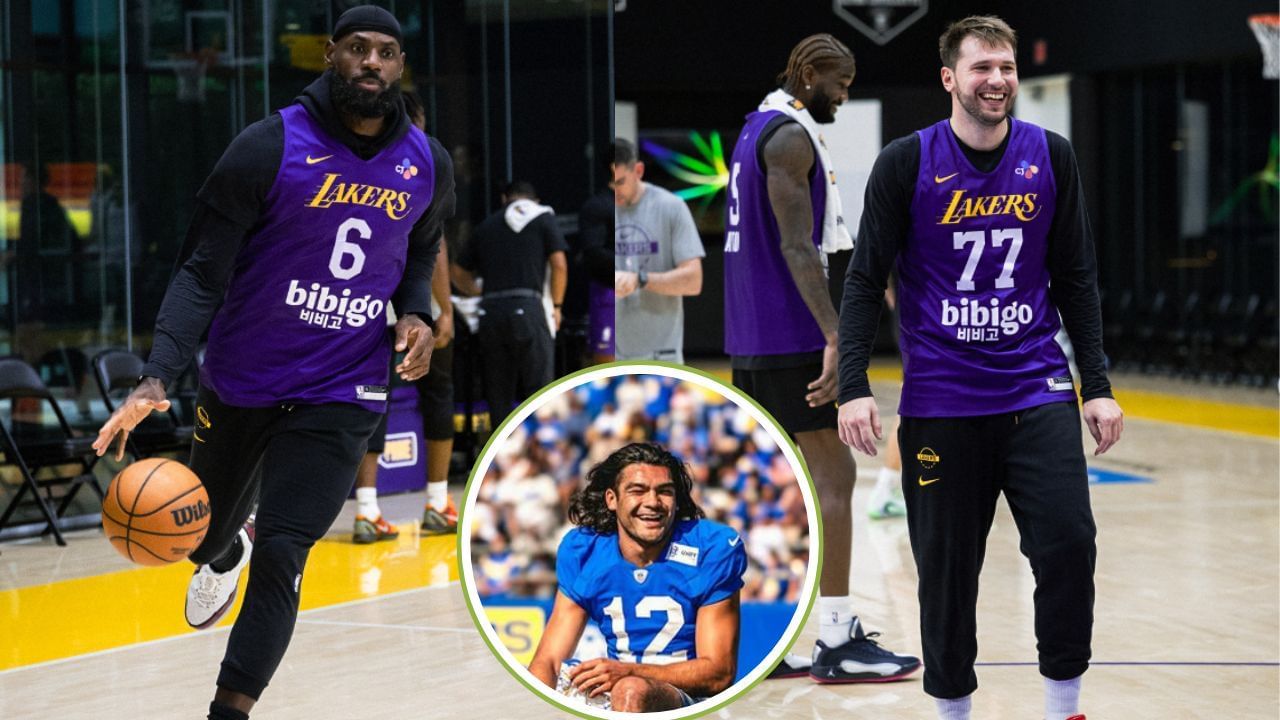 &quot;I gotta see the boy&quot; - Puka Nacua Thrilled Over LeBron James Return on Lakers Alongside Luka Doncic. [photo: @lakers/IG, @pukaizded/IG]