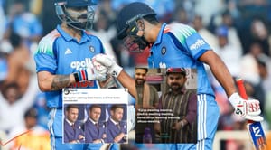 "Rohit and Kohli hold meeting to decide Gambhir and Agarkar's career 2027 WC"- Top 10 funny memes as India score 349/8 in 1st ODI vs SA 2025