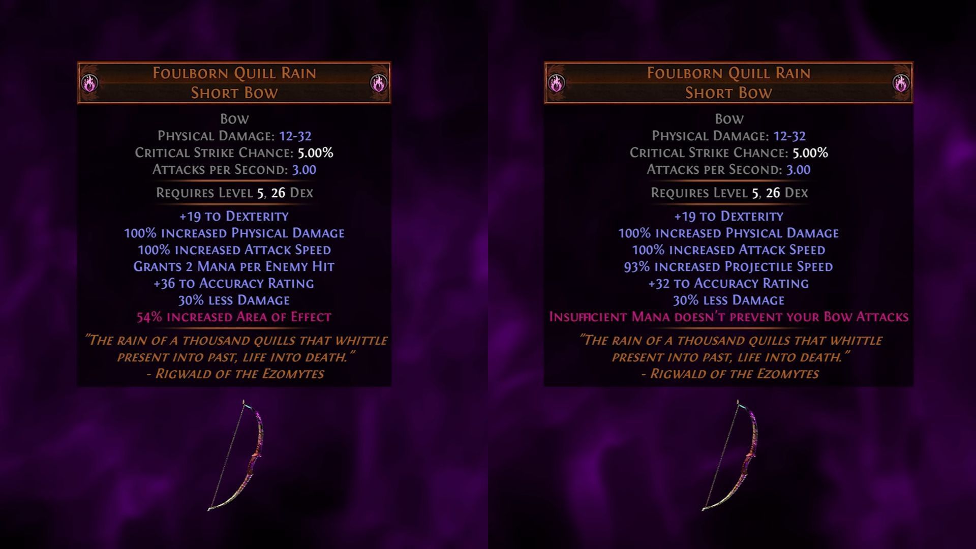 Foulborn can create unique variations (Image via Grinding Gear Games)