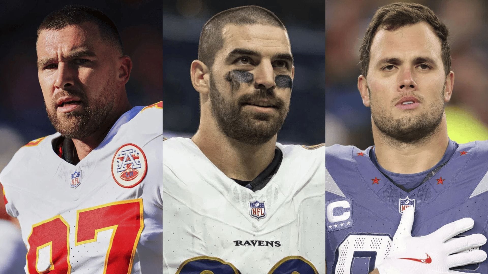 Week 13 Fantasy Football TE Rankings and Picks feat. Hunter Henry, Mark Andrews, Travis Kelce, and Trey McBride - Source: Getty