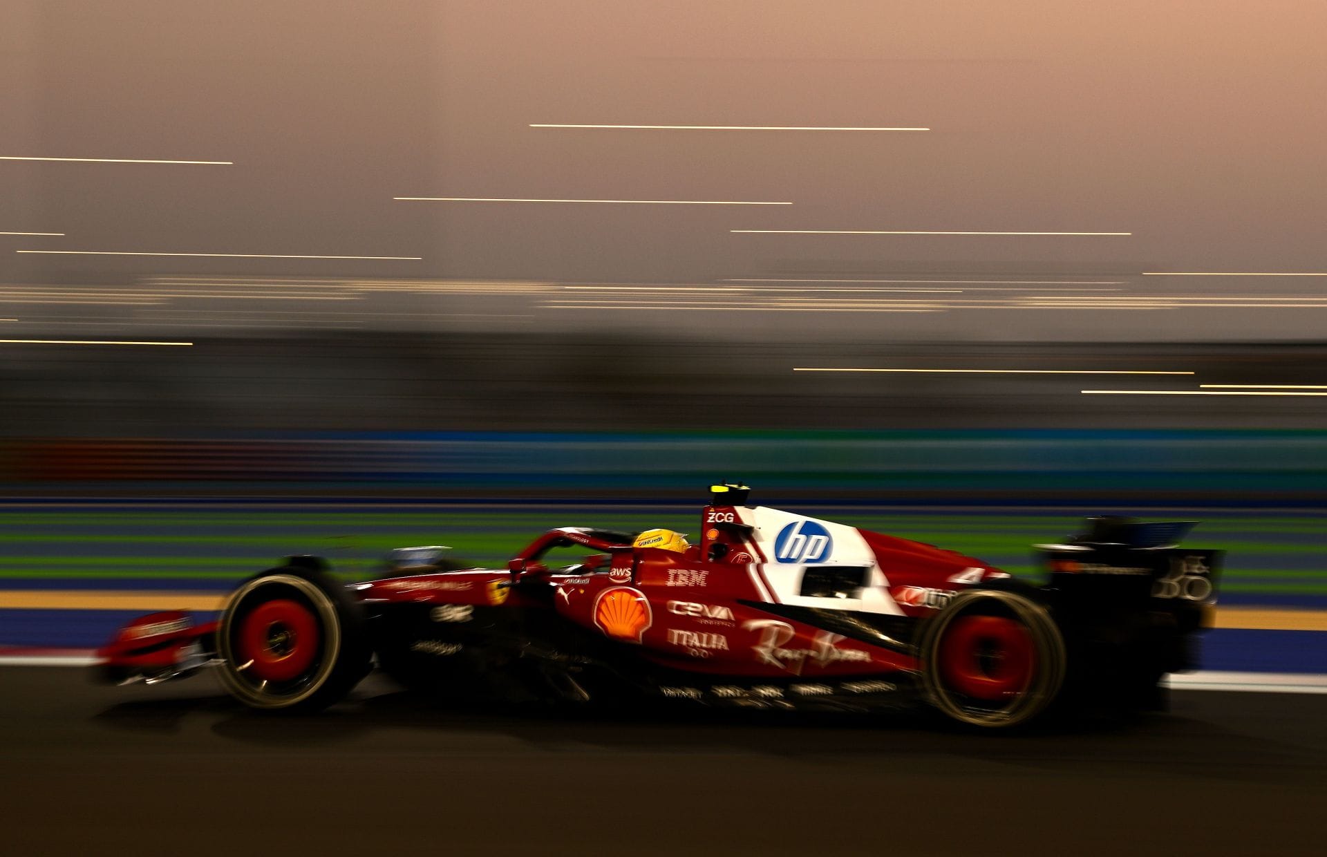 Lewis Hamilton during the Qatar Grand Prix sprint qualifying - Source: Getty