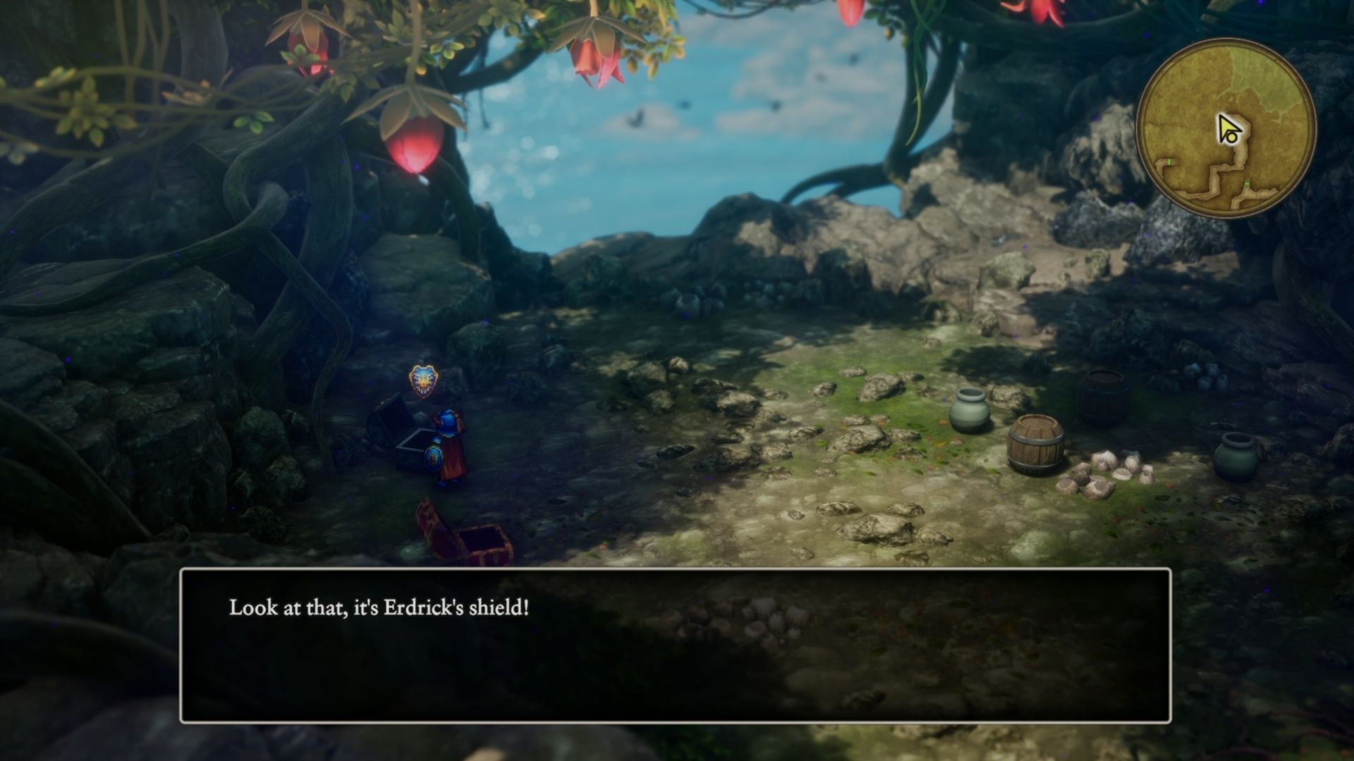 Just defeat the Knight-Errant and go claim the sparkling item (Image via Square Enix)