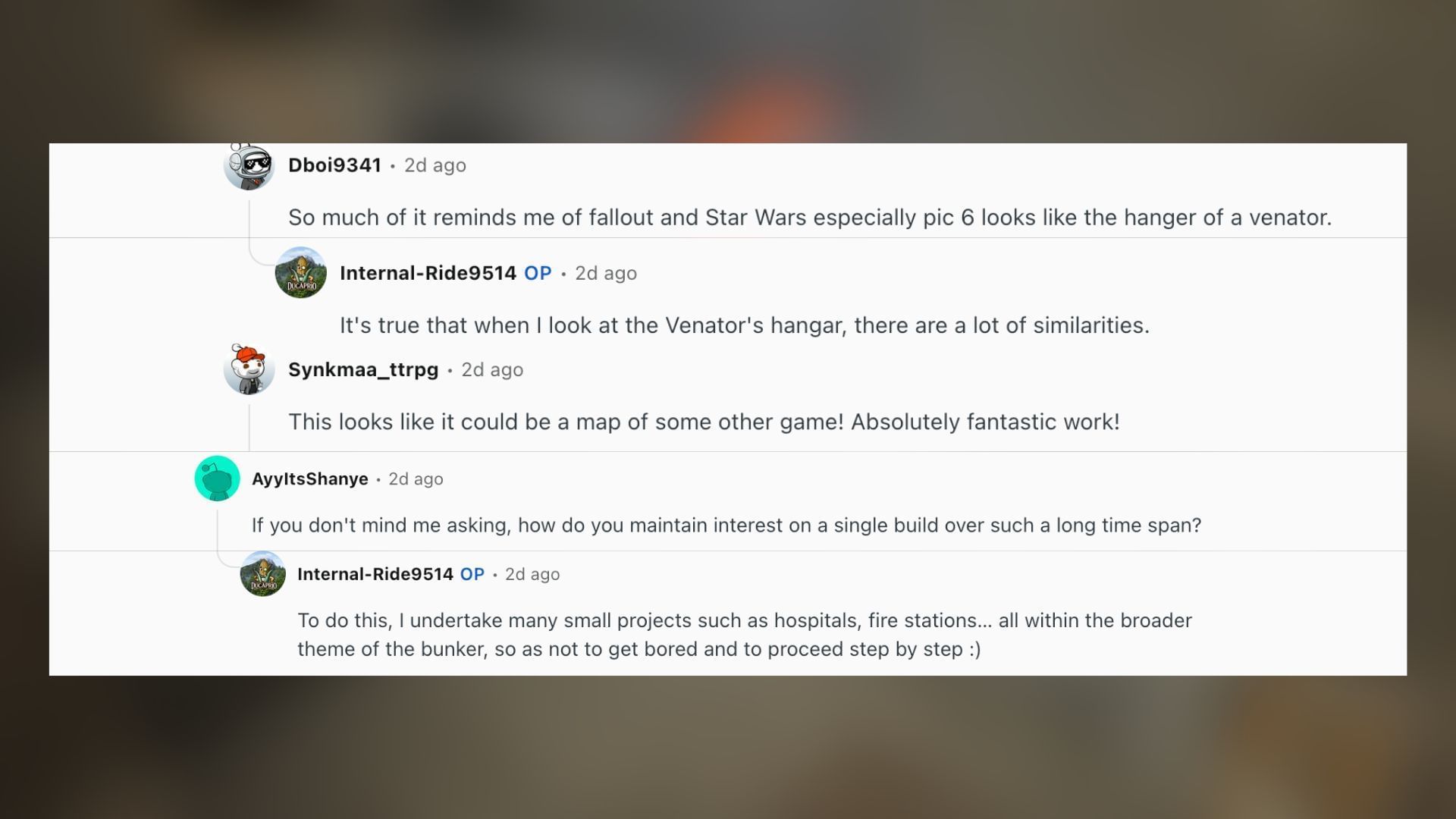 Redditors react to the massive bunker build in Minecraft (Image via Reddit)