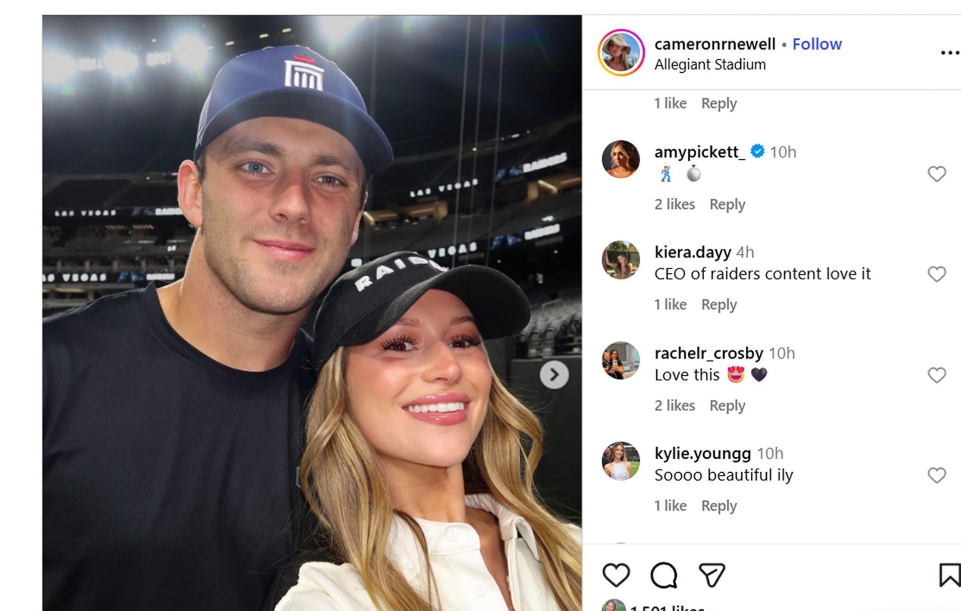 Brock Bowers&#039; GF Cameron&#039;s custom Raiders outfit draws Maxx Crosby&#039;s wife Rachel&#039;s honest review