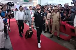 Virat Kohli all smiles after landing at Mumbai airport ahead of IND vs SA 2025 ODIs [Watch]
