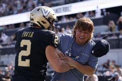 “Johnny Manziel 2.0,” “Broke guy only has ones”: CFB fans react as Diego Pavia & Theo Von’s snazzy dinner goes viral