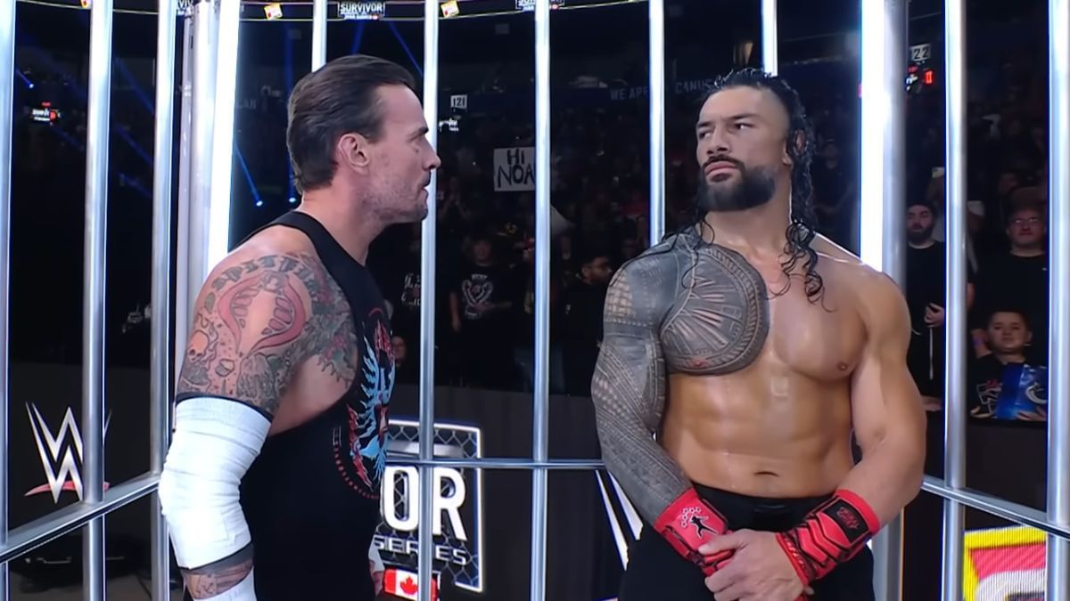 Roman Reigns and CM Punk. [Image via WWE
