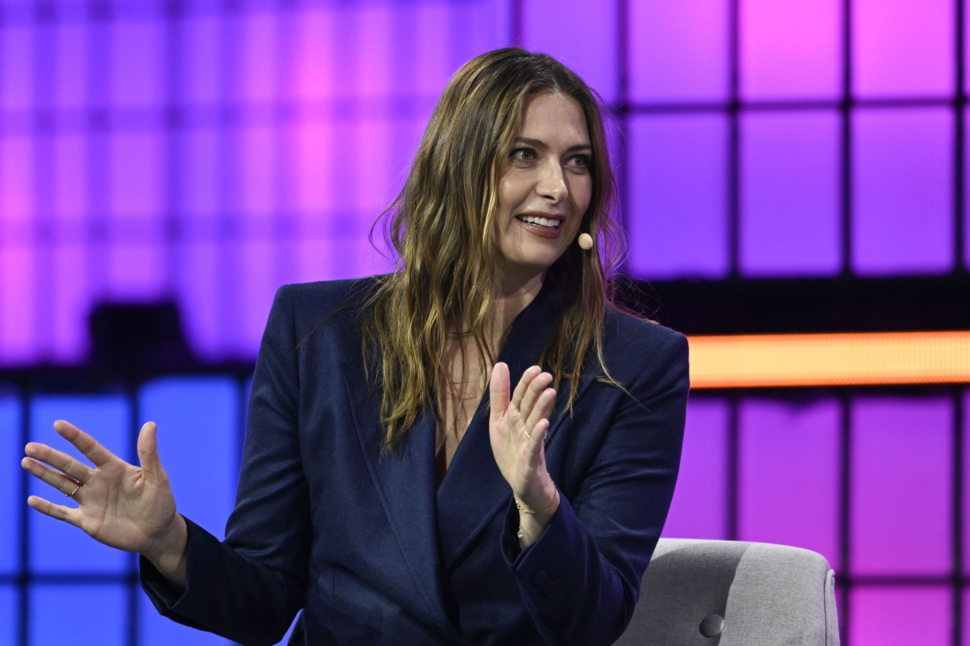 Sharapova at the Web Summit Lisbon 2025 - Source: Getty
