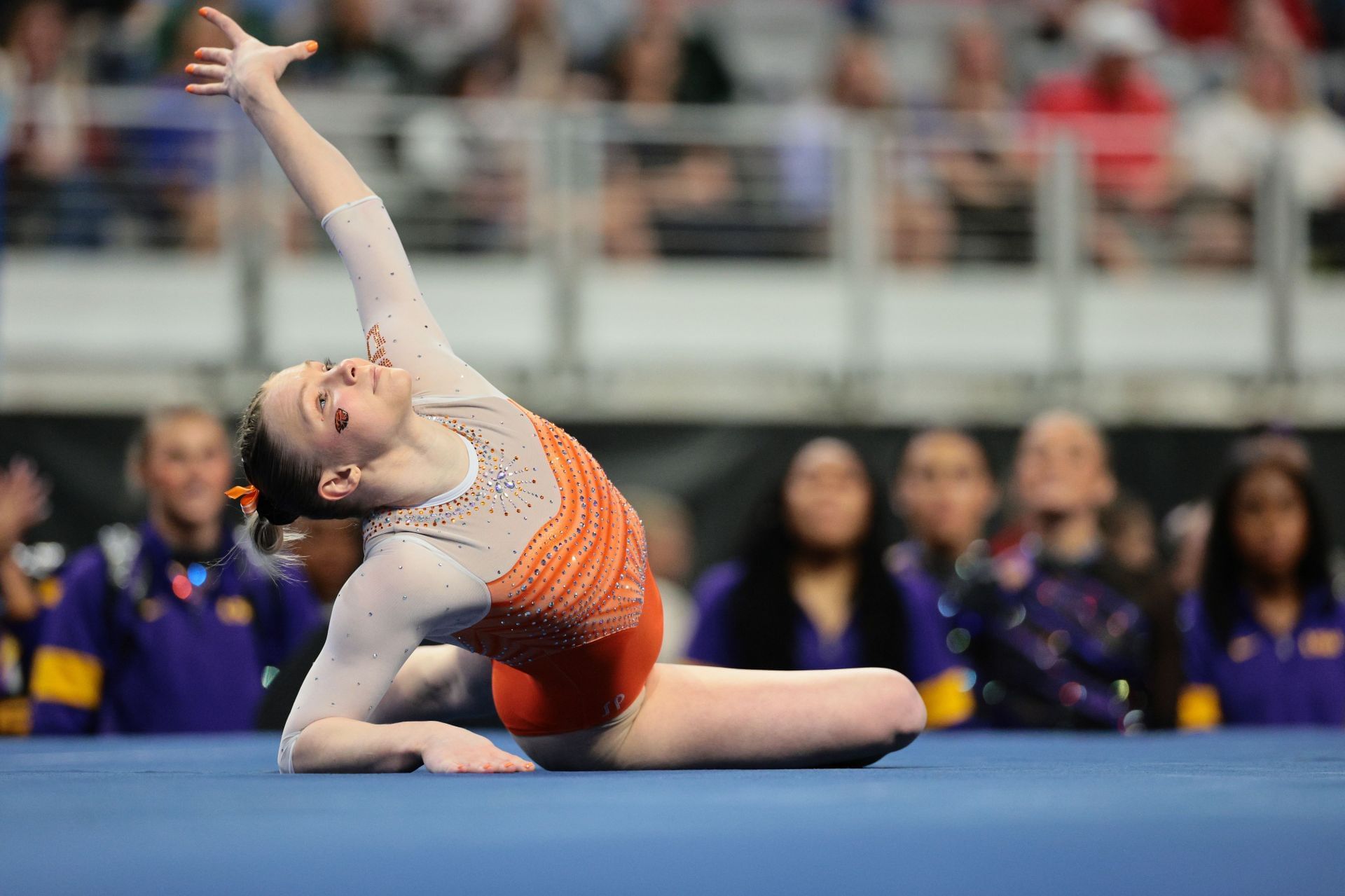 Jade Carey at the NCAA Championships 2025 [Image Source: Getty]